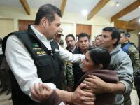 En coordinación, órdenes de gobierno supervisan atención a afectados por lluvias en Puebla