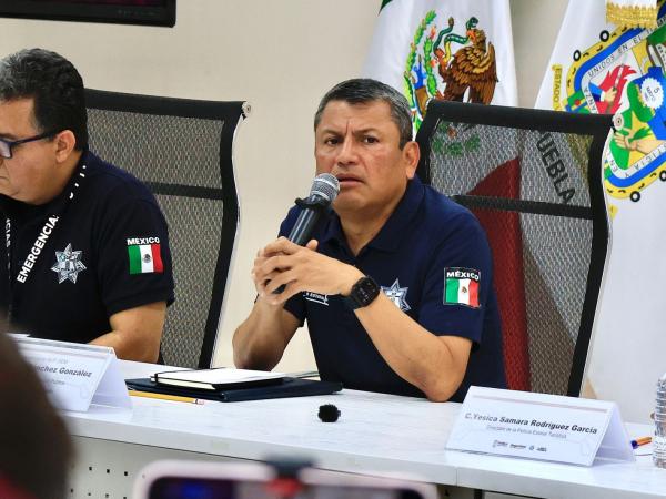 Con acciones interinstitucionales y operativos permanentes se fortalece la seguridad en Puebla