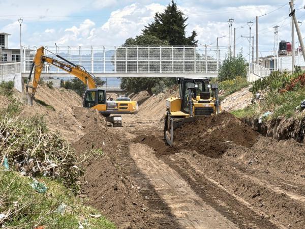 Actúa Gobierno del Estado con inmediatez ante desbordamiento de barranca en Ciudad Serdán