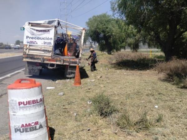 Gobierno Estatal realiza mantenimiento permanente en tramos carreteros