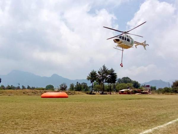Controla Gobierno del Estado incendio en Zacatlán