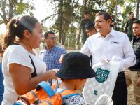 Gobernador Armenta cercano a las familias de la Feria de Puebla