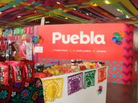 Gran afluencia recibe el pabell&oacute;n tur&iacute;stico de la Feria de Puebla