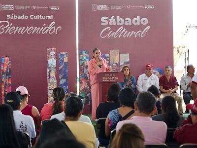 Realiza Secretar&iacute;a de Bienestar S&aacute;bado Cultural en San Felipe Hueyotlipan