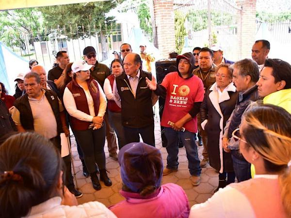 Gobierno del estado mantiene cercanía con la población de San José Chiapa