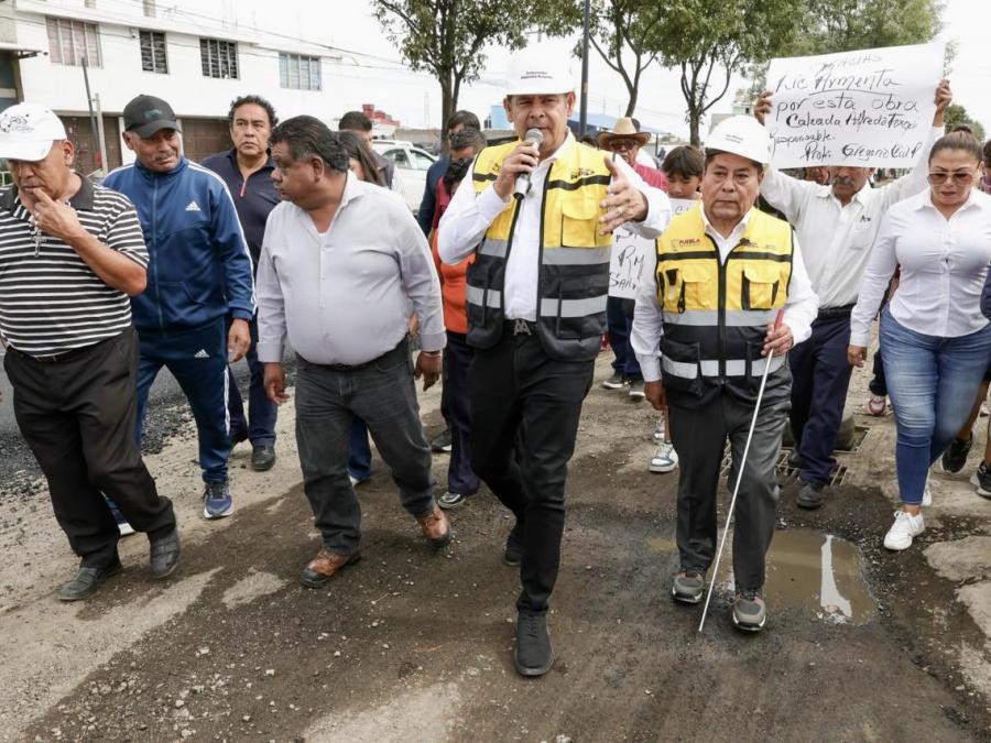 Gobierno del Estado transforma Puebla con 28 mil calles renovadas este año.