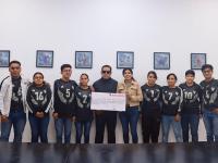 Apoyo histórico al equipo de Golbol poblano
