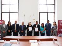 Firma de convenio de colaboraci&oacute;n CECSNSP e IEDEP
