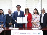 Secretaría de Bienestar y Universidad Tecnológica de Huejotzingo firman convenio de colaboración