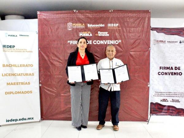 IEDEP e IEEA fortalecen alianza educativa para ampliar oportunidades en Puebla