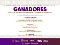 Gobierno entrega premios de &ldquo;Letras Poblanas&rdquo; y &ldquo;Concurso de Ofrendas&rdquo;