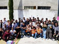 J&oacute;venes poblanos se suman a la Jornada Nacional de Tequios