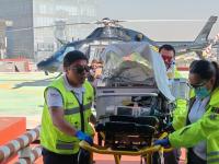 Con ambulancia a&eacute;rea desde Oaxaca, garantizan atenci&oacute;n especializada a reci&eacute;n nacido