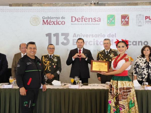 Coordinación con fuerzas armadas  logró disminución de índices delictivos en Puebla