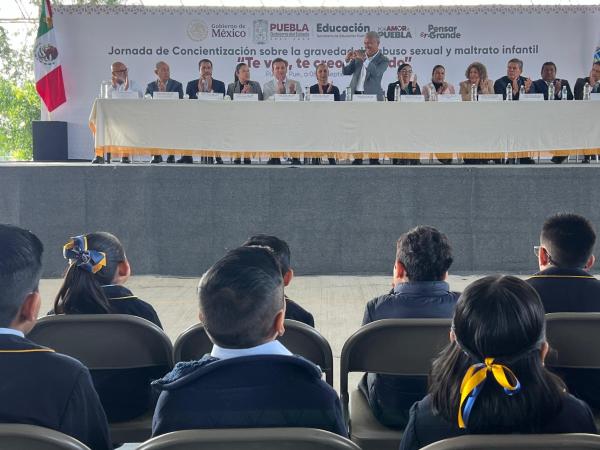 SEP Puebla impulsa jornada contra el abuso y maltrato infantil