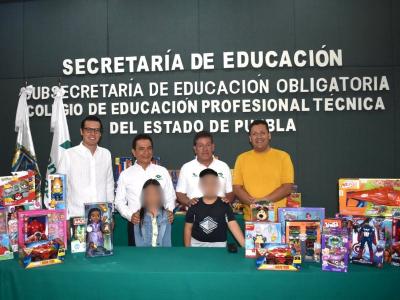 Celebra Conalep Puebla D&iacute;a del Ni&ntilde;o y la Ni&ntilde;a con base trabajadora