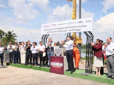 Con puente vehicular &quot;La Panga&quot;, Armenta cumple compromiso con movilidad y seguridad