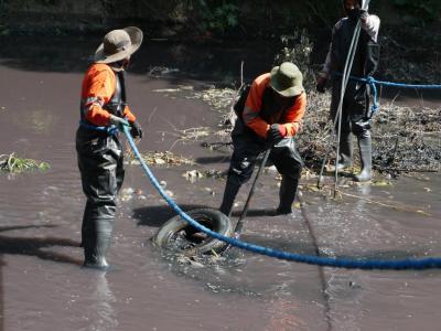Participa CEASPUE en limpieza del R&iacute;o Atoyac en Cuautlancingo