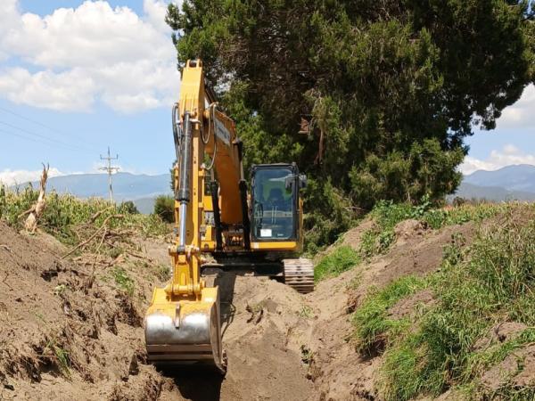 Gobierno del Estado rehabilitó la barranca Xaltenco en San Nicolás Buenos Aires