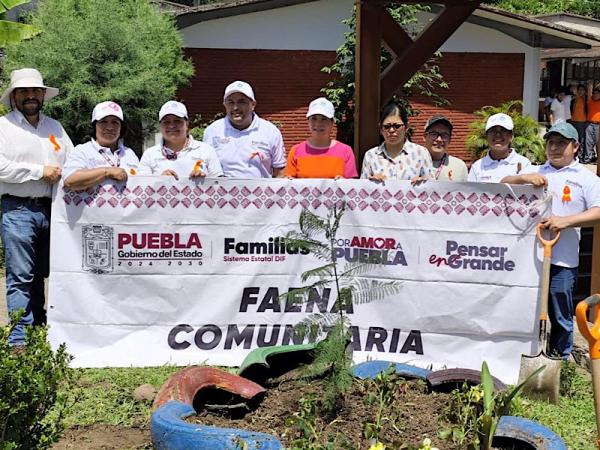 SEDIF fortalece espacios de atención con jornadas de faena comunitaria