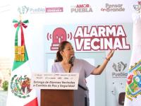 Alarmas vecinales se consolidan como estrategia eficaz de seguridad en Puebla