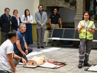 Salud capacita a personal de El Portalillo ante emergencias card&iacute;acas