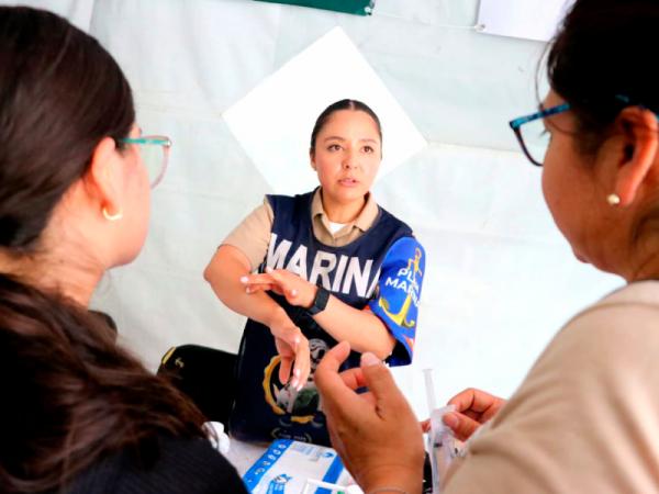 Gobierno estatal, SEMAR y DEFENSA llevan salud y bienestar a Texmelucan