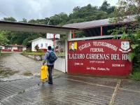 Gobierno estatal inicia evaluaci&oacute;n de da&ntilde;os en infraestructura educativa, derivados de las lluvias en la Sierra Norte