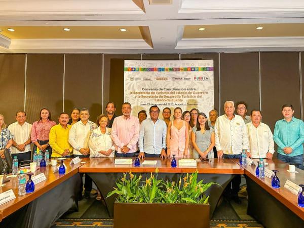 Puebla y Guerrero consolidan alianza estratégica en materia turística