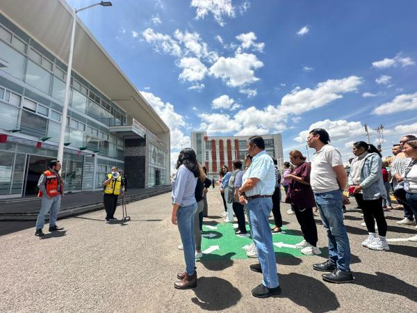 Participa IPMP en Simulacro Nacional con certeza preventiva