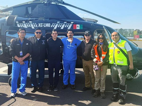 Gobierno de Puebla salva vidas con traslado aéreo de órgano donado a CDMX