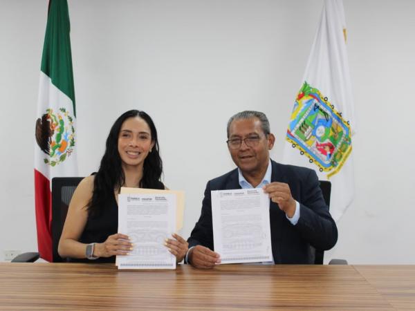 Firman SMADSOT y CEASPUE convenio para reforestación y recarga de acuíferos