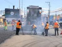 Supervisa gobernador Armenta pavimentación en Camino Real a Cholula y Zavaleta