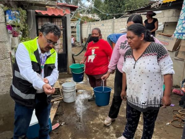 Refuerza Secretaría de Salud acciones sanitarias tras afectaciones en Ciudad Serdán