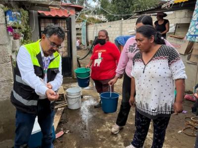 Refuerza Secretar&iacute;a de Salud acciones sanitarias tras afectaciones en Ciudad Serd&aacute;n