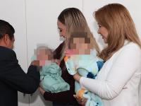 Visita Ceci Arellano la Casa de la Ni&ntilde;ez