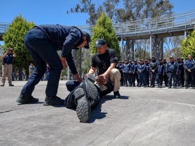 Polic&iacute;a Auxiliar y Convenciones y Parques fortalecen coordinaci&oacute;n interinstitucional