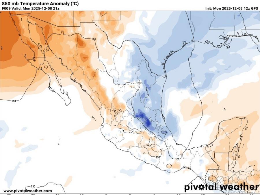Gobierno Estatal prevé fuertes lluvias en el norte de Puebla por Frente Frío 19