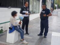 Unidos por la construcci&oacute;n de la paz, Polic&iacute;a Auxiliar resguarda a menor extraviada