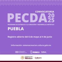Puebla abre registro del Programa de Estímulo a la Creación y Desarrollo Artístico