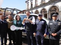 Con nuevas patrullas, Gobierno Estatal refuerza seguridad en Zacatl&aacute;n