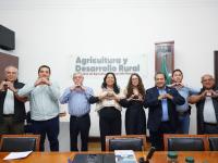 Suma Puebla esfuerzos con IICA para fortalecer cadenas de producci&oacute;n ovina y caprina