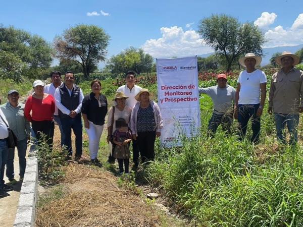 Gobierno de Puebla impulsa el campo con Obra Comunitaria