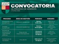 Oficializa UDEP fechas de convocatoria 2025 y lanza sitio para pre-registro