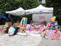 Entrega el Voluntariado de la Secretar&iacute;a de Infraestructura juguetes a SEDIF