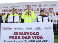 Seguridad para la Salud y la Vida con el Gobierno de Puebla