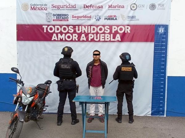 Detiene SSP a presunto generador de violencia que operaba en el mercado Morelos