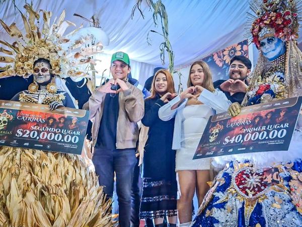 Con éxito se realiza el Concurso de Catrinas y Catrines en la Ex-Hacienda de Chautla