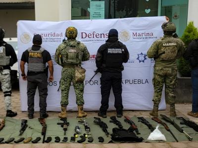 Coordinaci&oacute;n interinstitucional permite asegurar inmueble con armamento y drogas