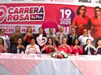 Carrera Rosa 2025, en apoyo a lucha contra el c&aacute;ncer de mama